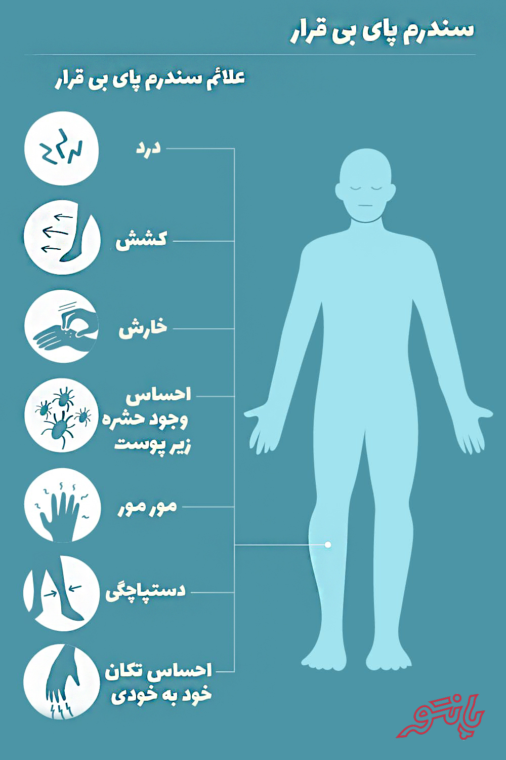 علت تکان دادن پا به طور مکرر - فروشگاه پانتو مرکز فروش کیف و کفش طبی چرم  تبریز